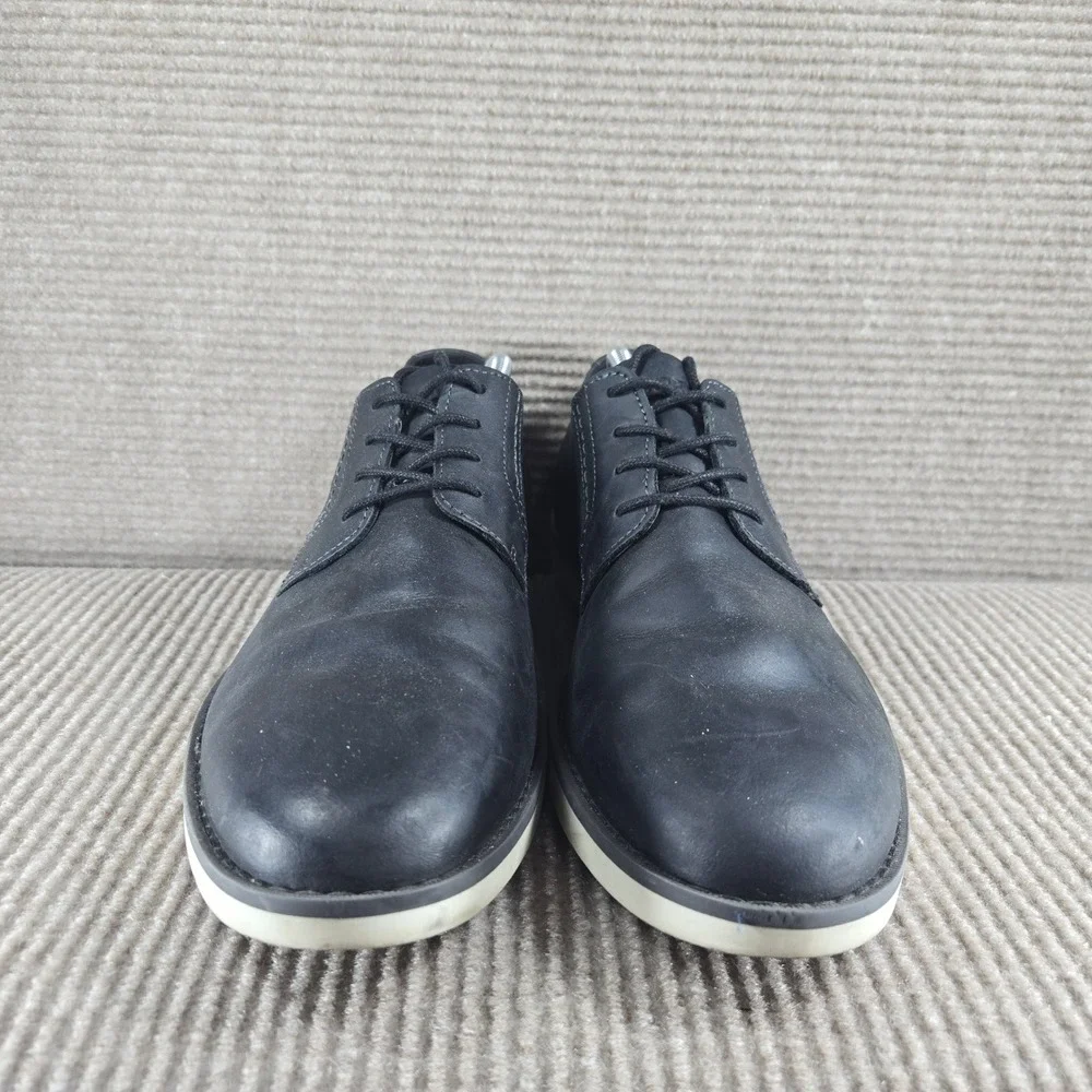 Sperry Mens 12M Navy Blue Leather STS22074 Lace Up Oxford Shoes‎